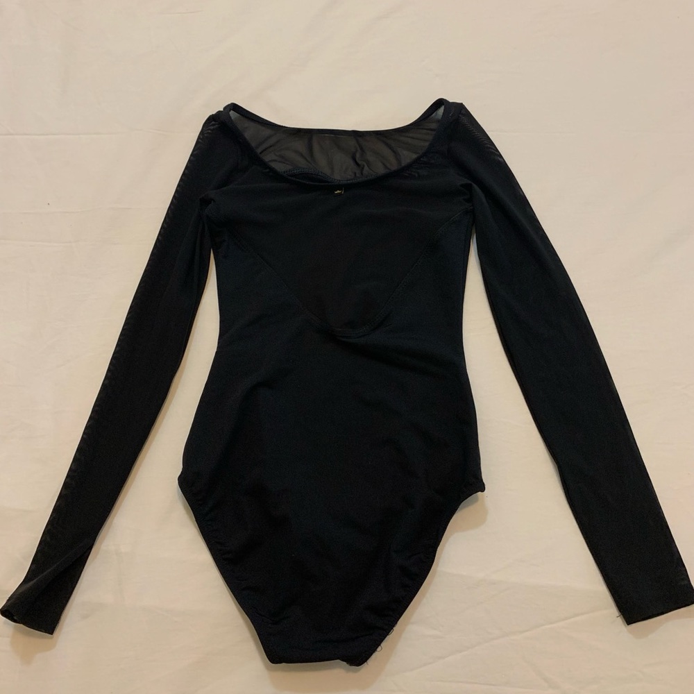 Mariia "Sofya" Mesh Long Sleeve Leotard